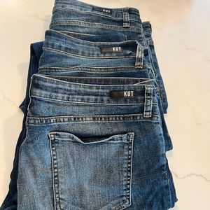 Lot of 3 pairs Kut from the Kloth jeans EUC minimally worn